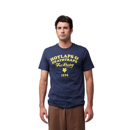 T-Shirt manches courtes Fox HOTLAPS - Noir / Multicolore