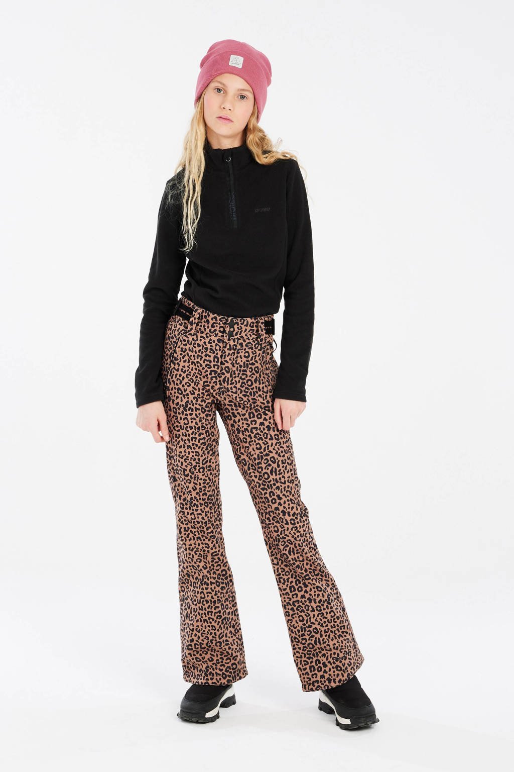 Protest skibroek Classy beige/zwart