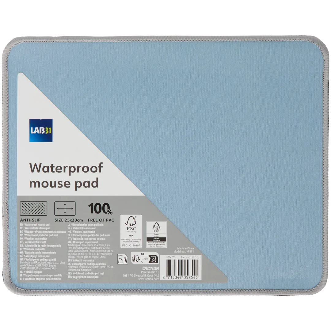 Tapis de souris imperméable Lab31