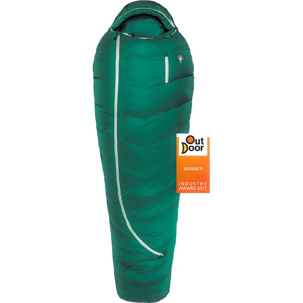 Grüezi Bag Biopod DownWool Subzero 200 Schlafsack pine green