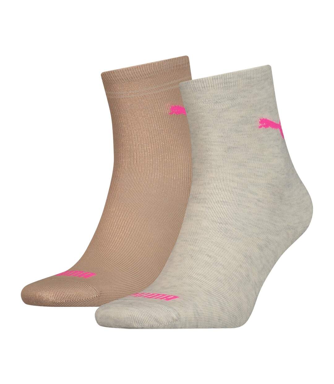 Chaussettes Ville Urbain PUMA Socks CLASSIC Pack de 2 Paires Oatmeal 276 Femme CLASSIC