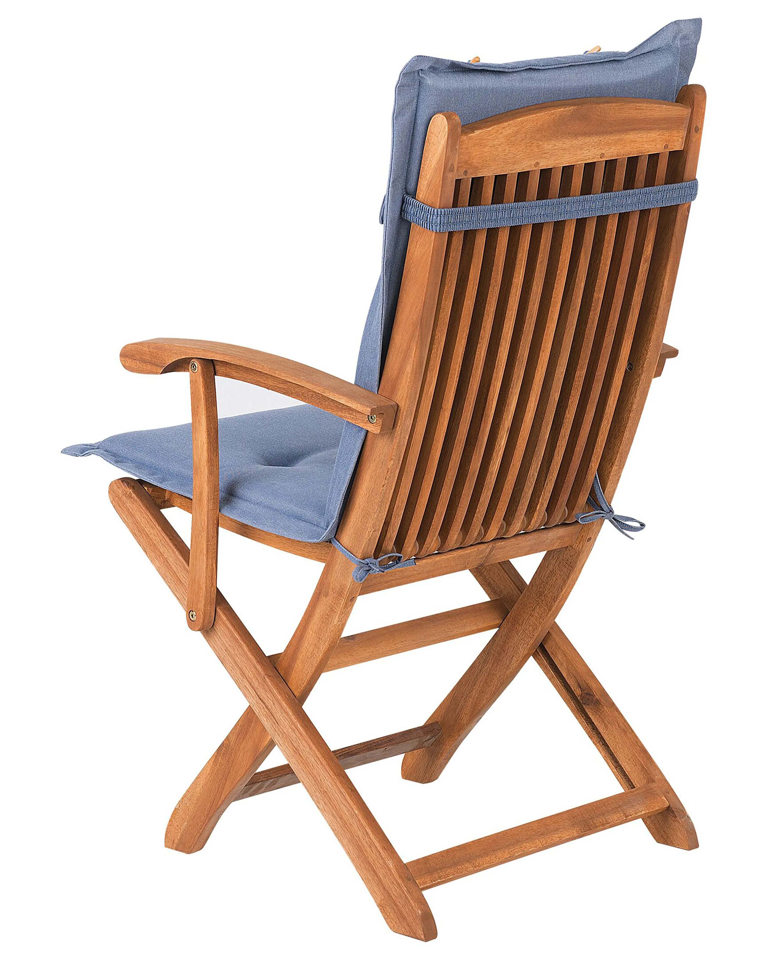 Tuinstoel MAUI Acaciahout Blauw
