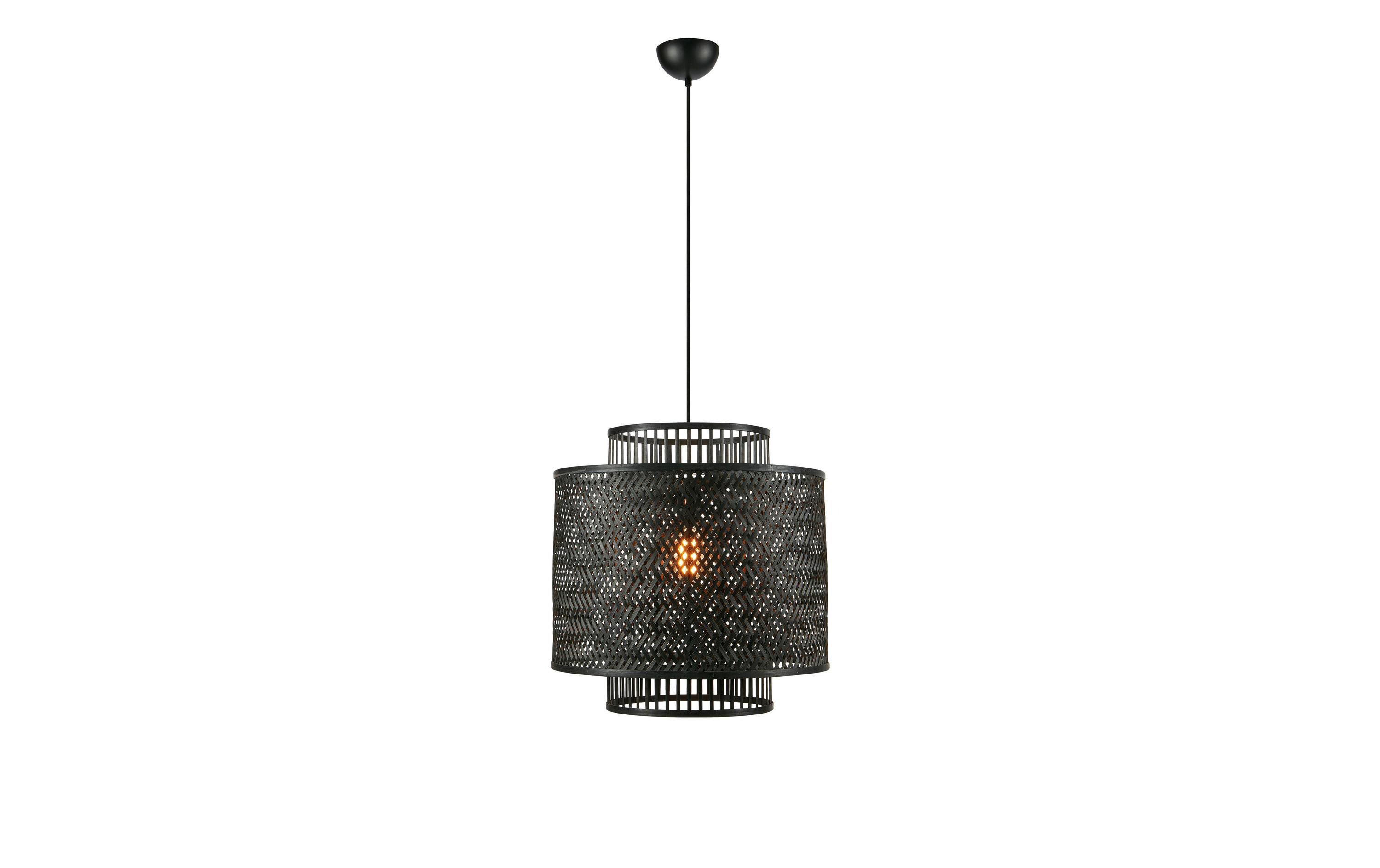 Pendelleuchte Strati 1L, E27, Schwarz<br>Hängelampe