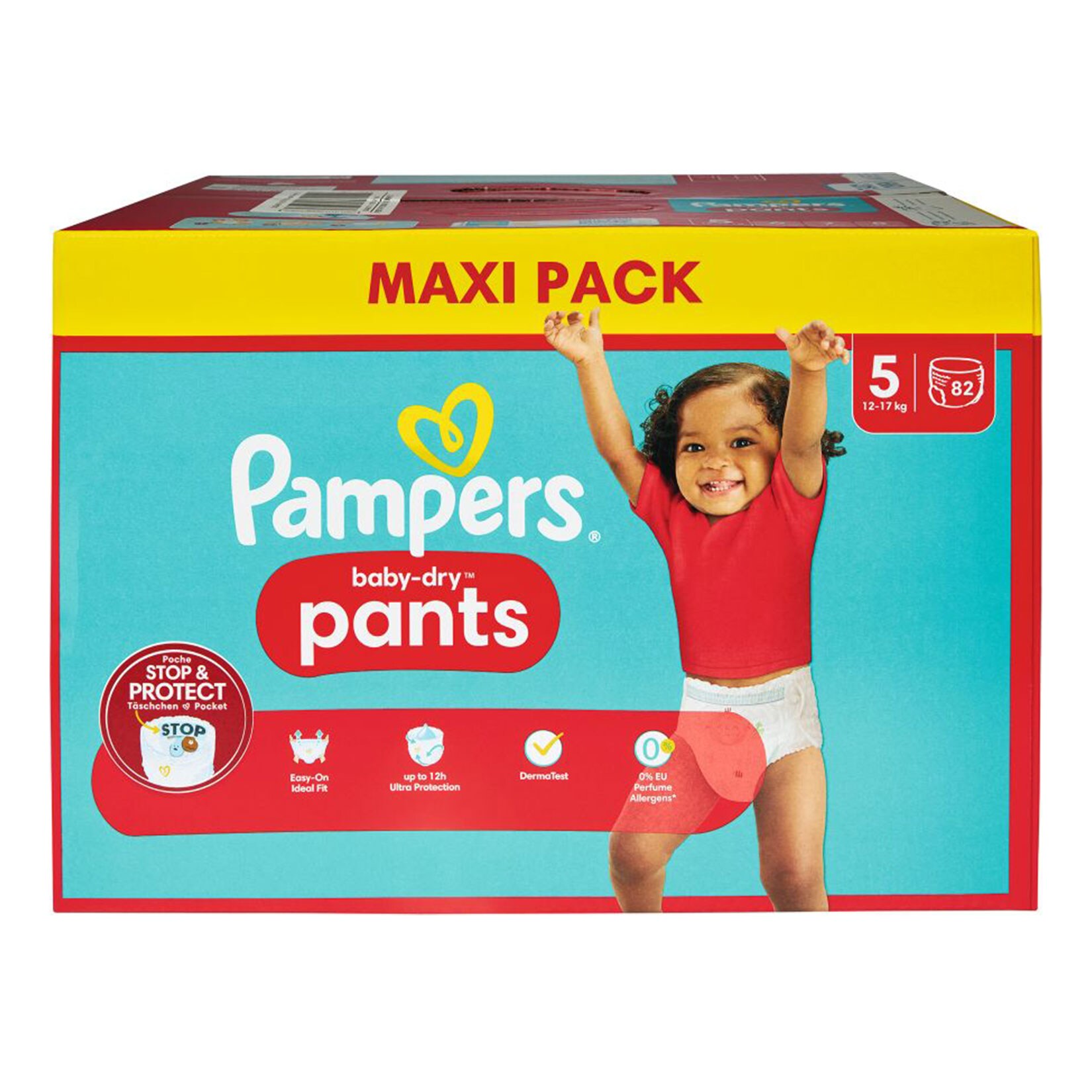 Pampers Baby Dry Pants Maxipack Gr. 5 82 Stück