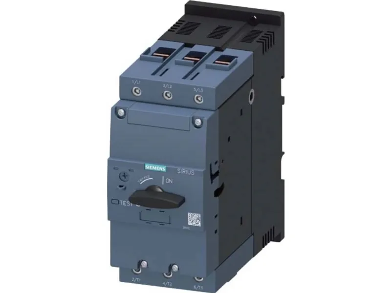 Siemens 3RV2041-4MA10 Effektafbryder 1 stk Indstillingsområde (strøm): 80 - 100 A Koblingsspænding (max.): 690 V/AC (B x H x T) 70 x 165 x 176 mm