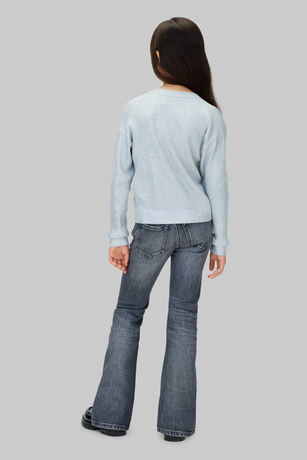 Calvin Klein flared jeans grey denim