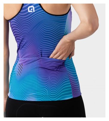 Maillot Sans Manches Femme Alé Onda Bleu