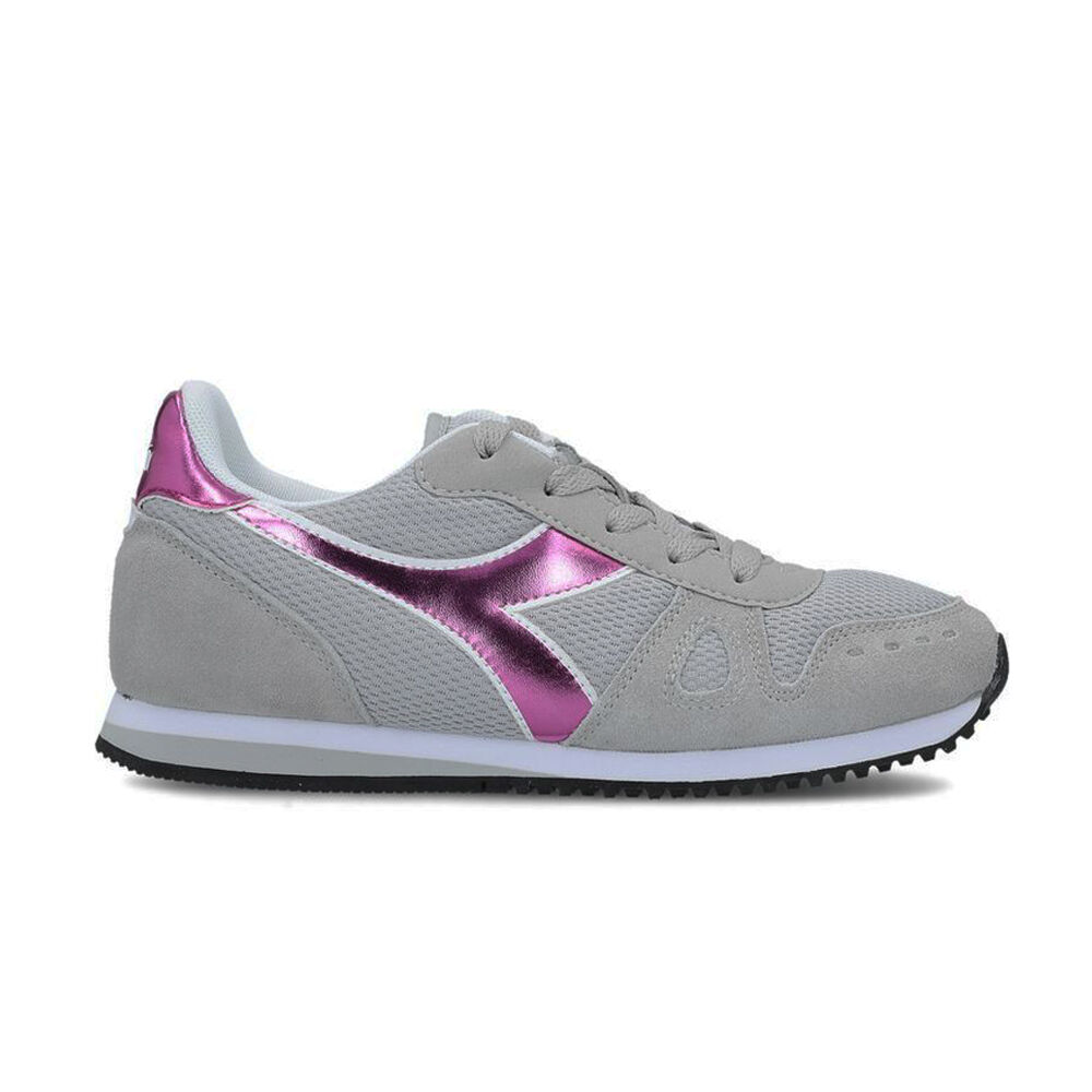 Zapatillas Diadora Simple Run Gs Girl 101.175776 01 75042 Cinza Alaska