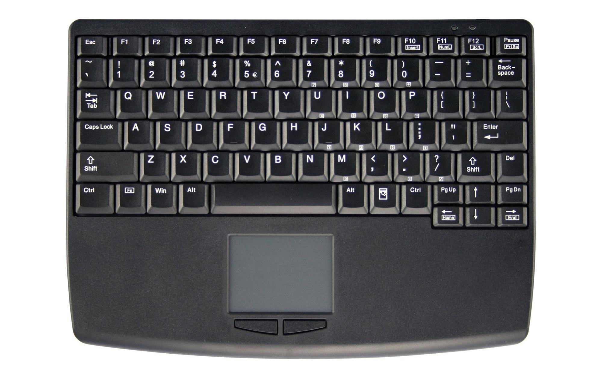 Tastatur AK-4450-GUKompakte Tastatur mit Touchpad