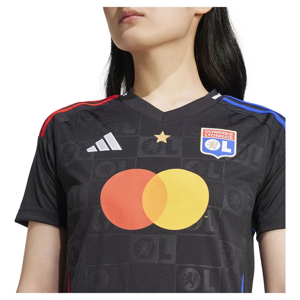 adidas Olympique Lyon 24/25 Weg Damen T-Shirt mit kurzen Ärmeln