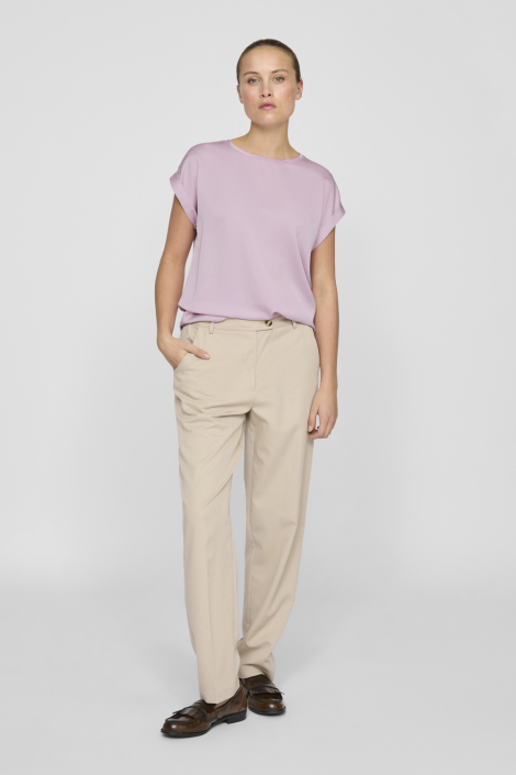 Vila roze dames t-shirt