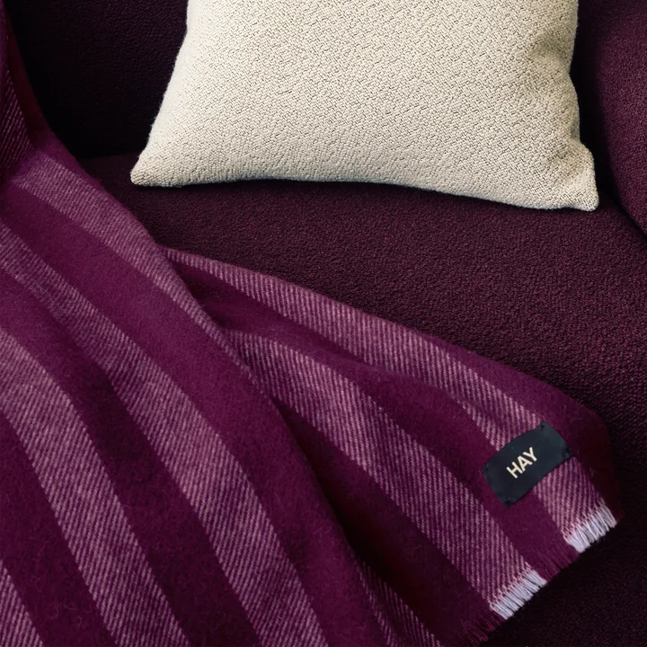 HAY - Duo Tagesdecke, 180 x 130 cm, plum