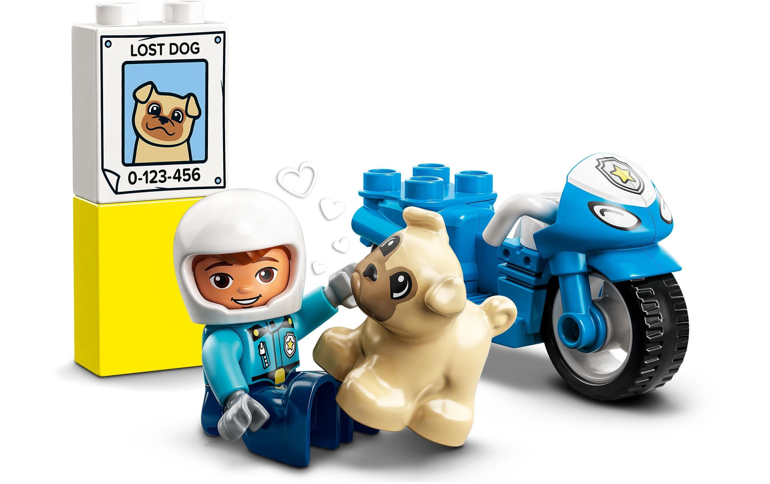 DUPLO® Polizeimotorrad 10967Spannende Einsätze auf dem Polizeimotorrad