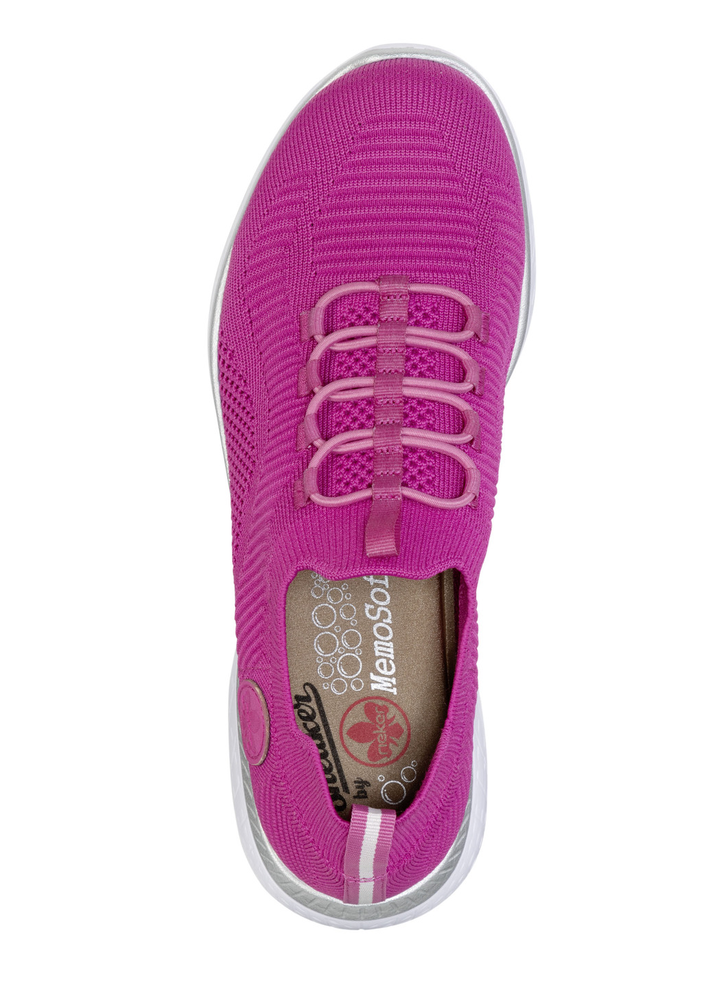 Rieker Sneaker aus dehnbarem Strickmaterial