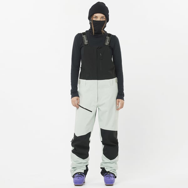 Pantalon de ski SALOMON MOON PATROL GORE-TEX BIB W MISTY BLUE/DEE