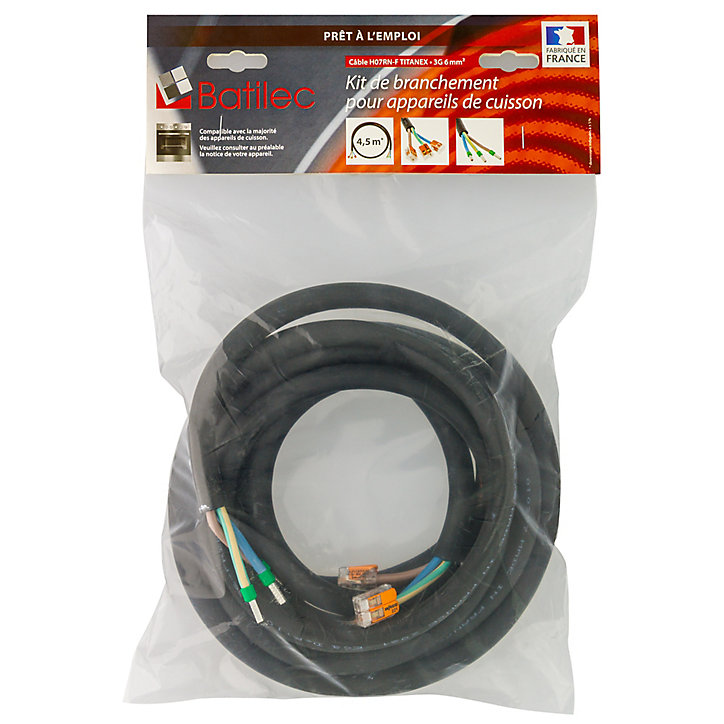 Kit de branchement pour appareils de cuisson Batilex 4.50 m