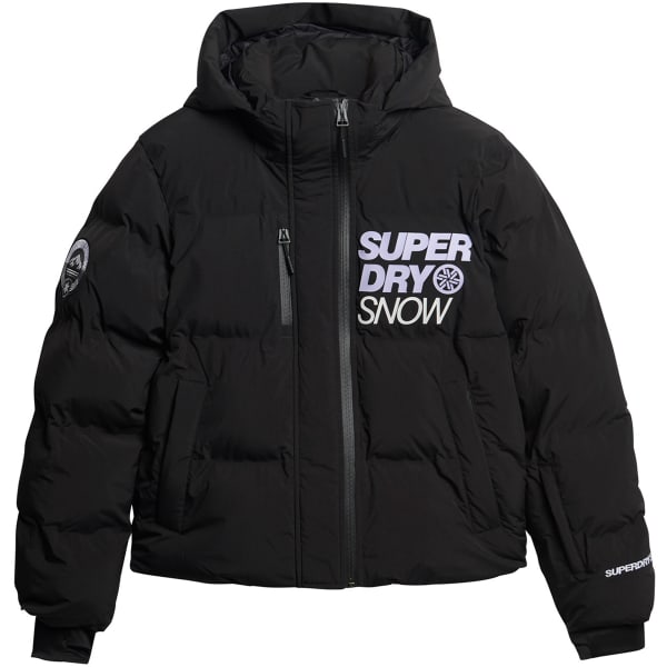 Veste de ski SUPERDRY SKI BOXY PUFFER JACKET W BLACK