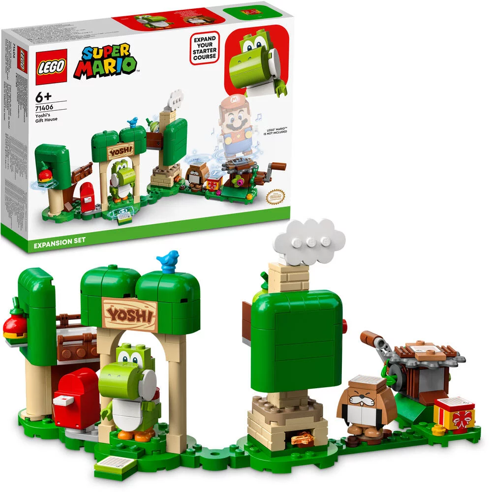 LEGO®SUPER MARIO™ 71406 ENSEMBLE D'EXTENSION LA MAISON CADEAU DE YOSHI