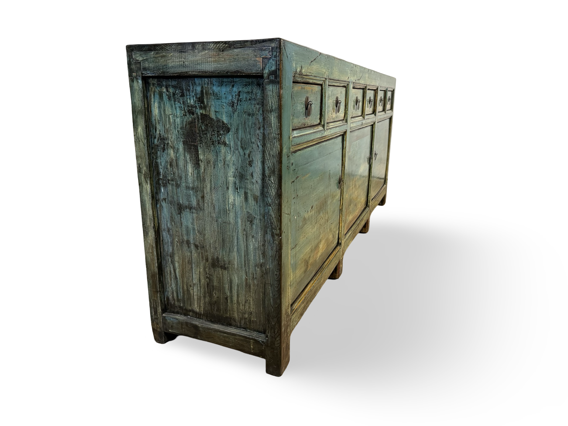 Dressoir 3 deurs 6 lades Lak Dressoir 3 deur 6 La Lak