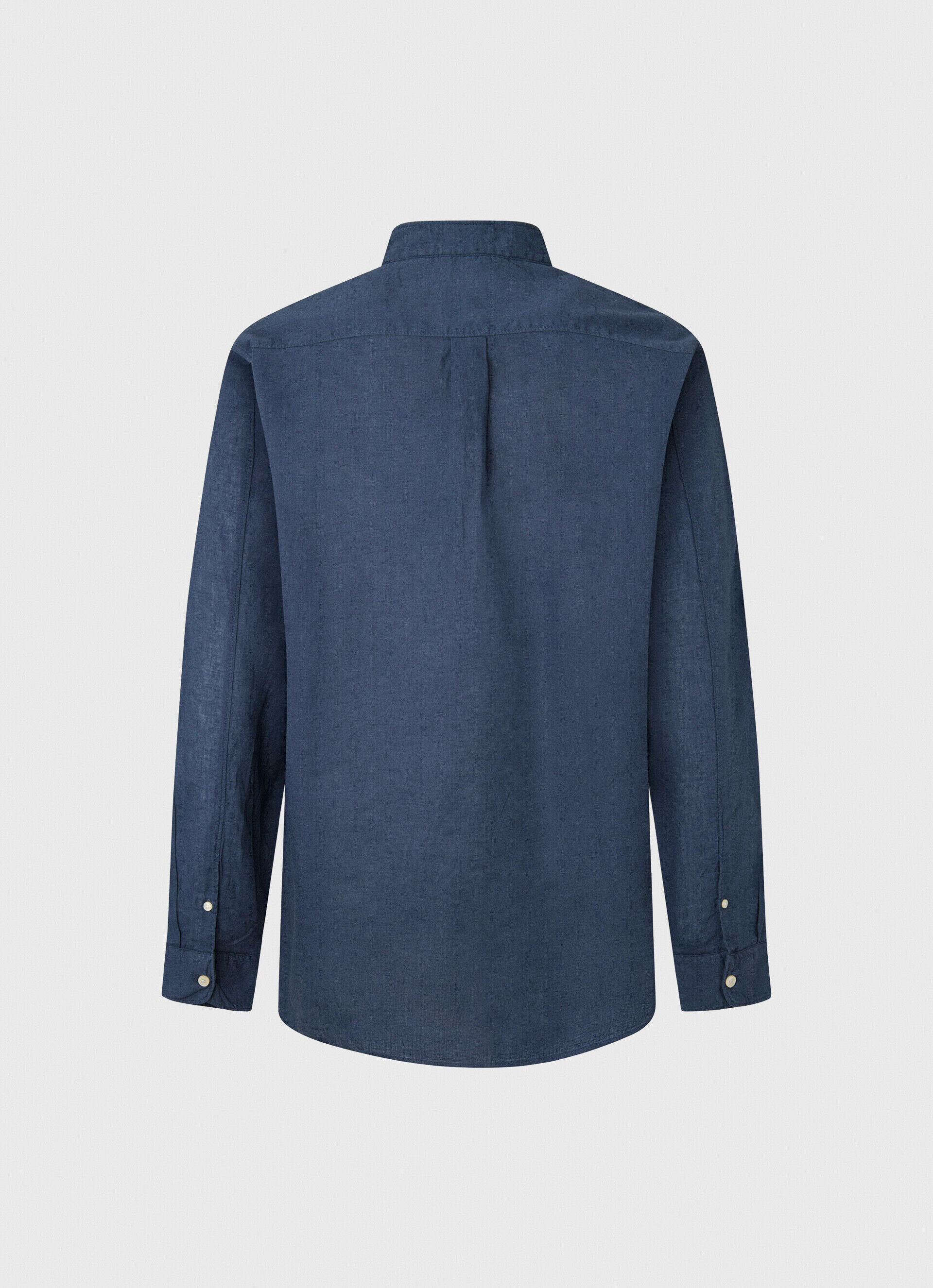 Camisa de corte regular em linho - Jarman Azul
