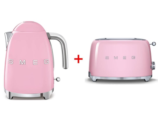 SMEG - Bouilloire KLF03PKEU + TSF01PKEU/1