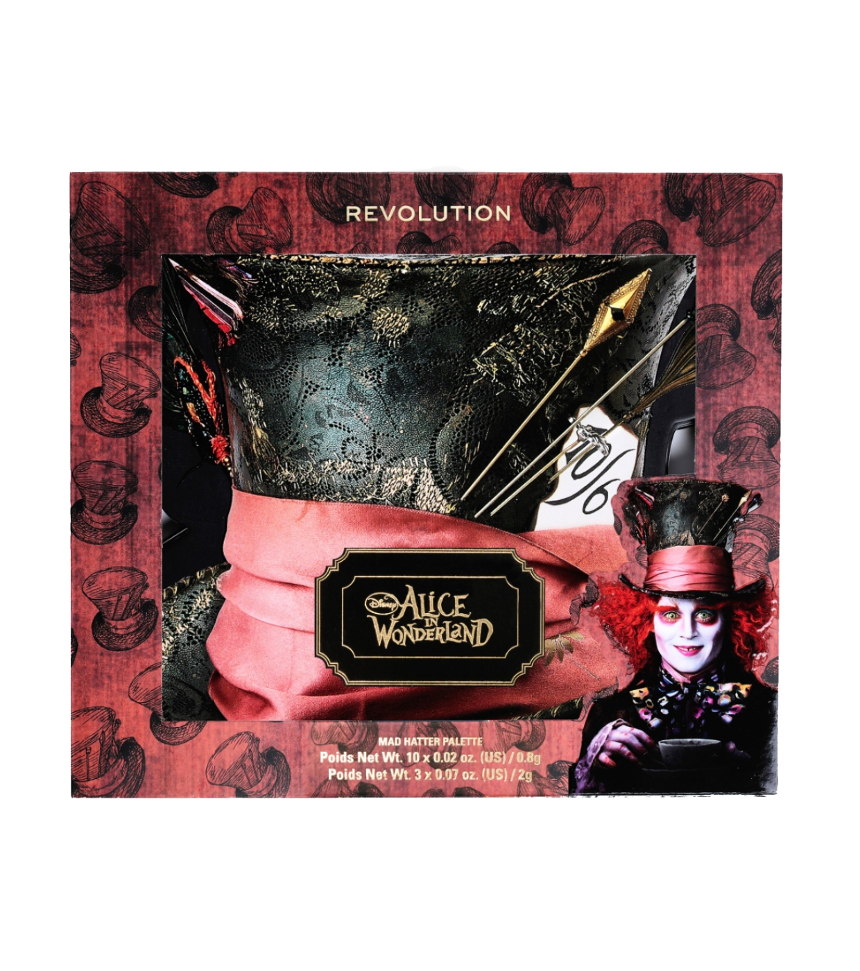 Revolution - *Alice in Wonderland* - Mad Hatter Paleta de rosto