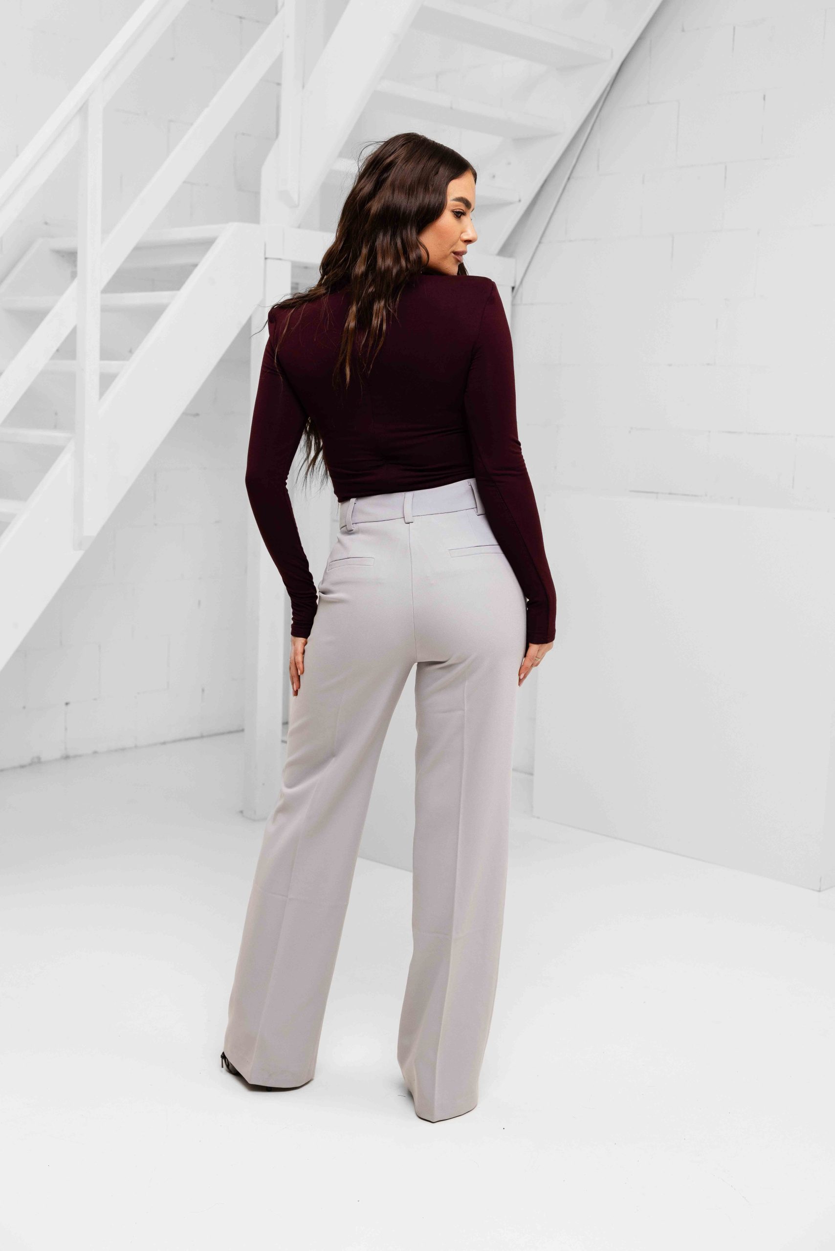 Unique The Label Isa Bodysuit Dames Bordeaux