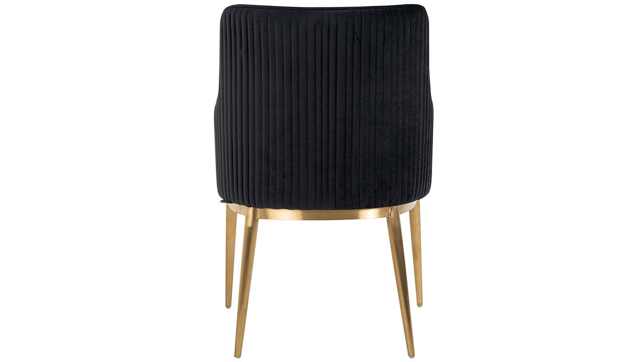 Eetkamerstoel 210837 Antraciet Velvet Breeze B59 x D65 x H86 cm