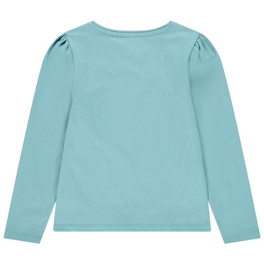 T-shirt manches longues print Reine des neiges Disney pour enfant fille - Bleu moyen