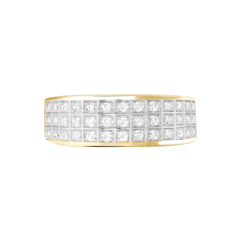 Bague Morjana Or Jaune Oxyde De Zirconium