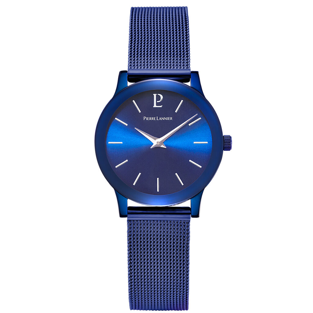 Montre Pierre Lannier Week End Ligne Pure Bleu