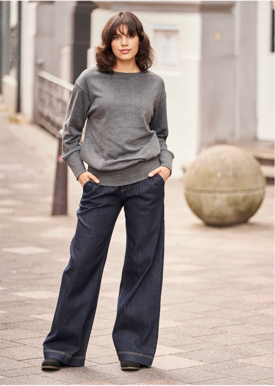 Jean Marlène avec pinces et taille confortable