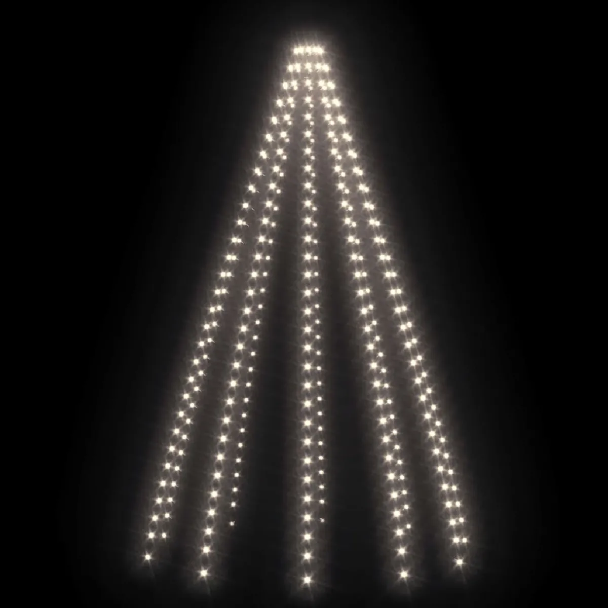 vidaXL Guirlande lumineuse Noël 250 LED Blanc Froid