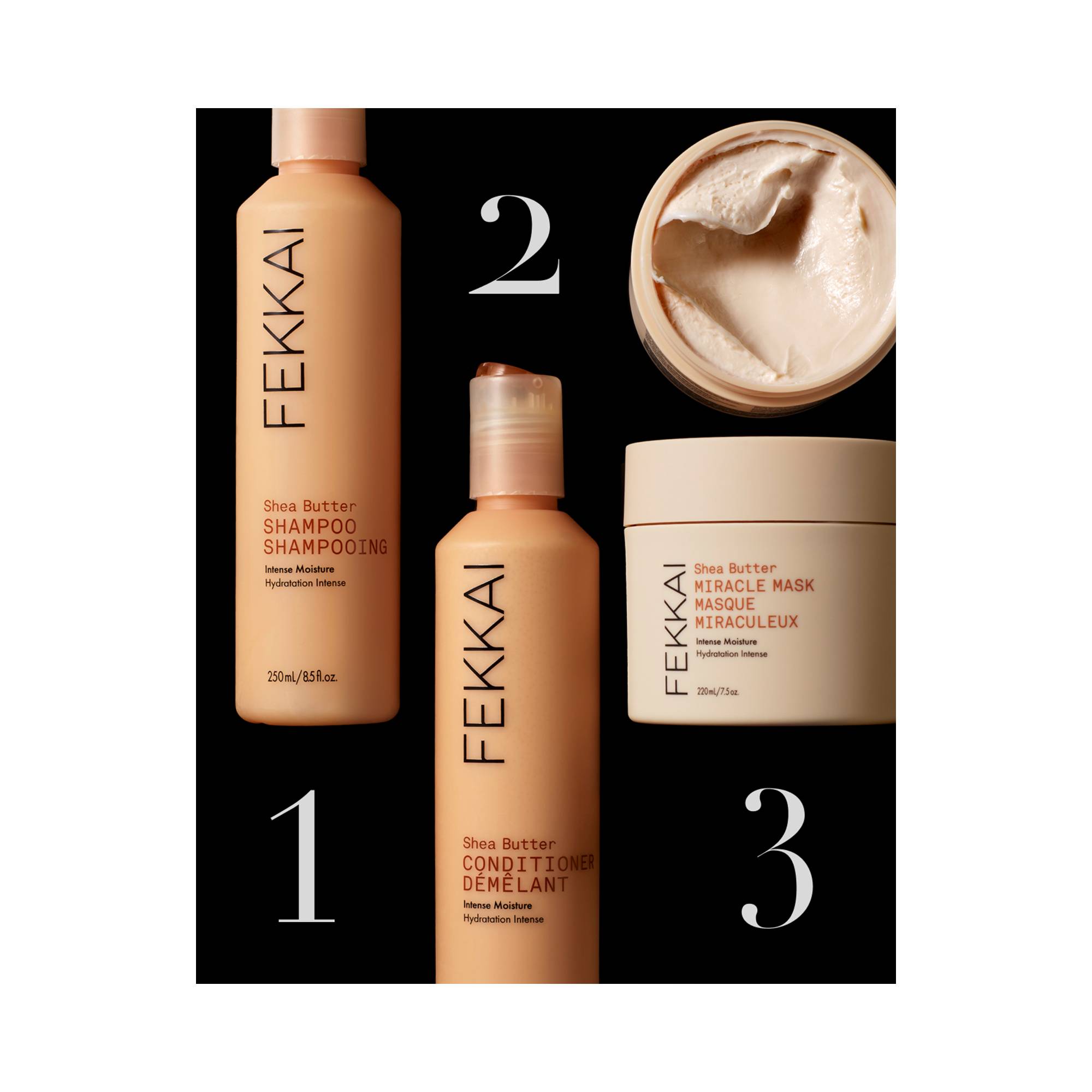 Après-shampoing hydratation intense Shea Butter / 250ml