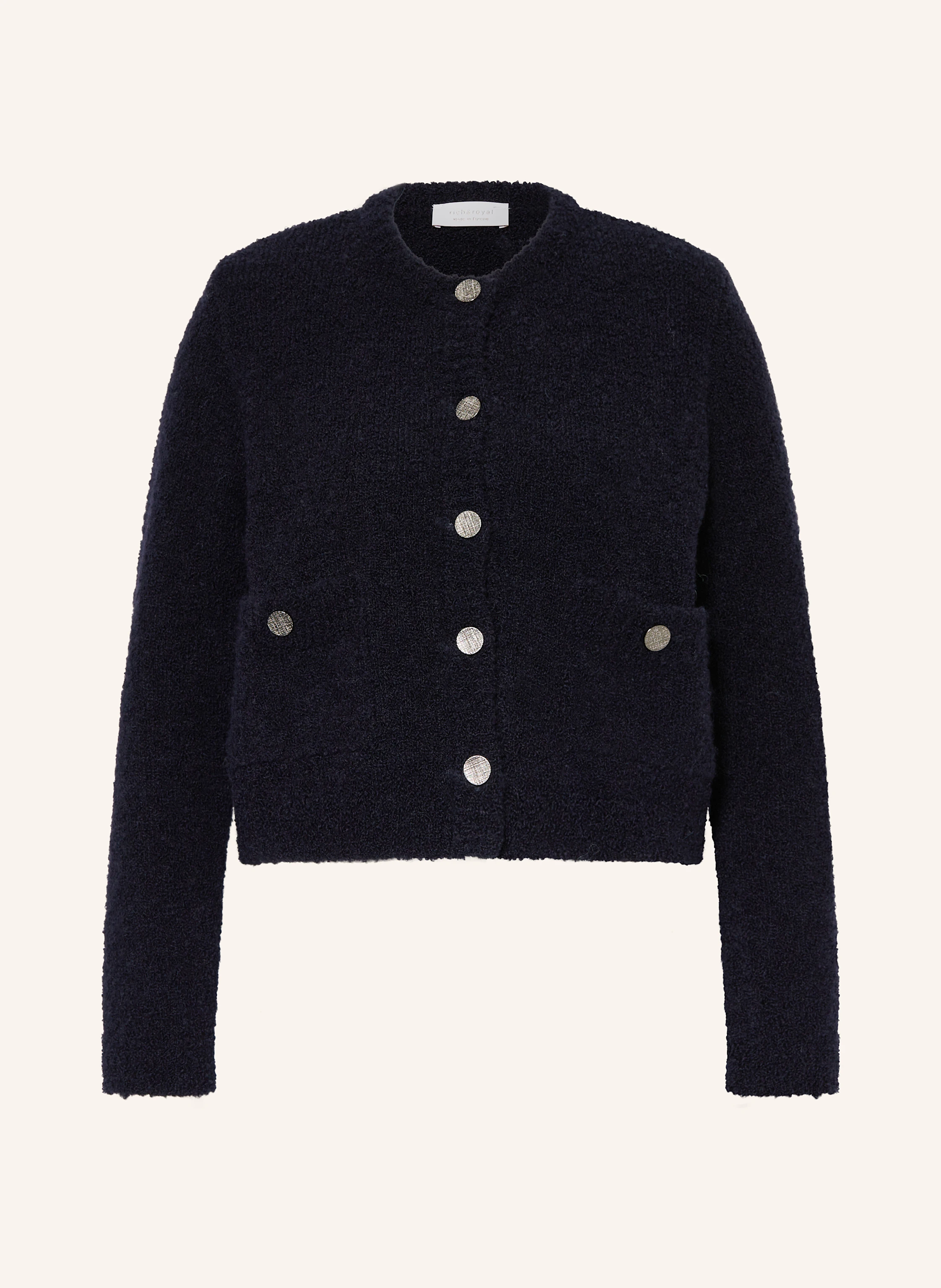Rich & Royal Strickjacke aus Bouclé