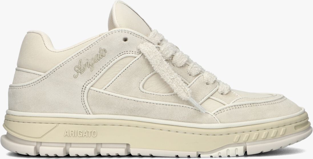 beige axel arigato lage sneakers area lo piping sneaker