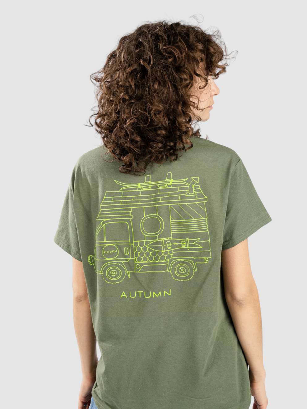 Autumn Headwear Home T-Shirt army green