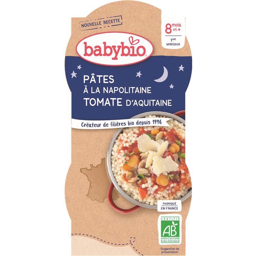 Bols de Pâtes à la Napolitaine et Tomate 2x200g - Doré