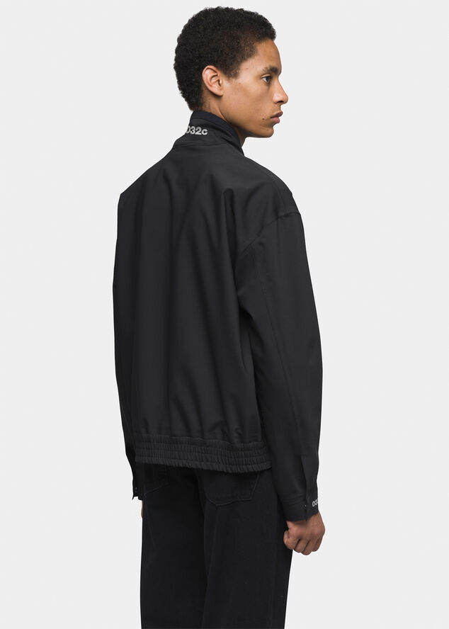 032c COLLEGE JACKET Black