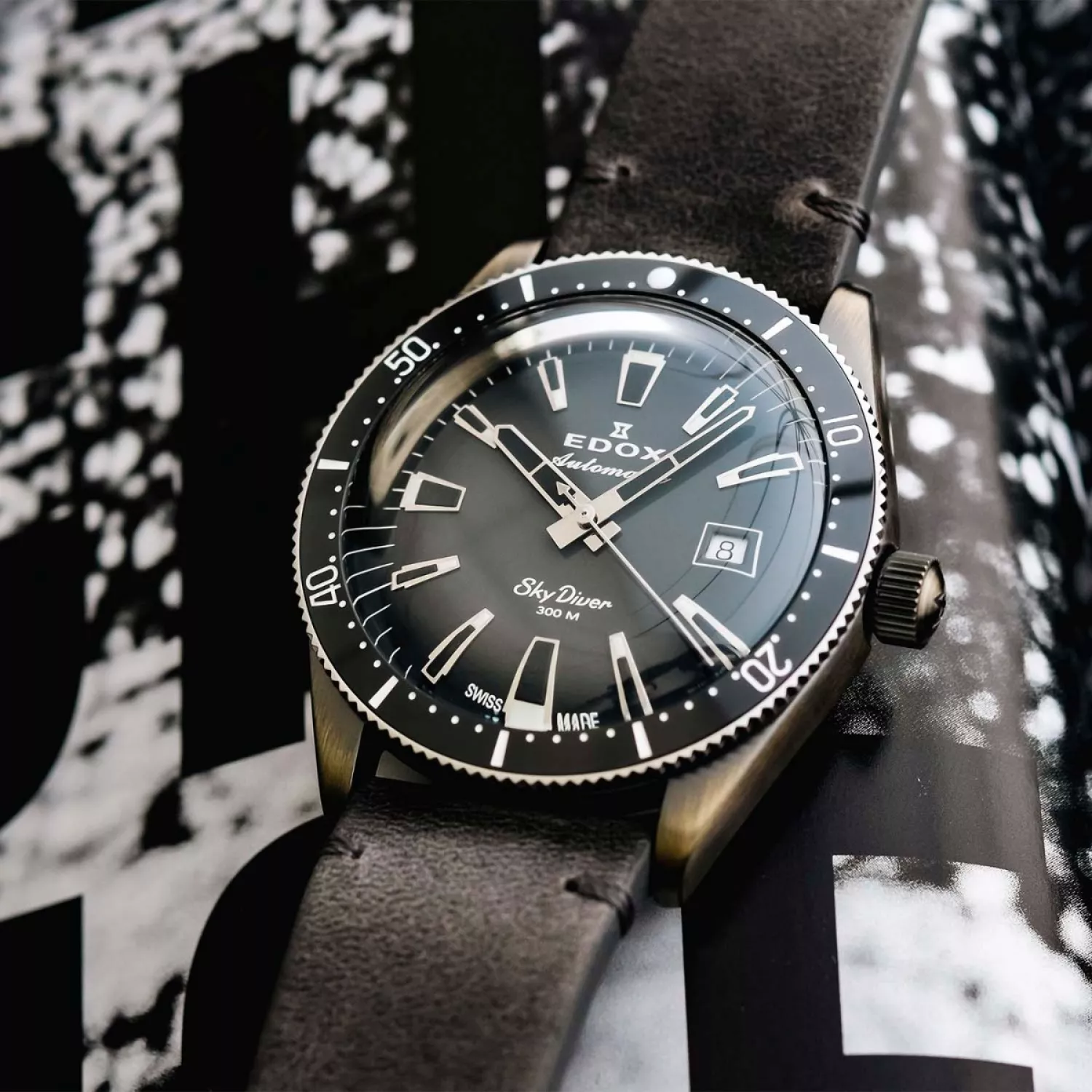 Edox Skydiver Automatic Limited Edition 80126-3VIN-GDN