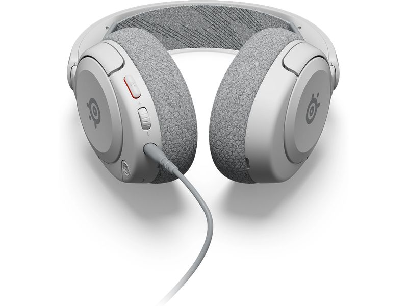 Steel Series Headset Arctis Nova 1P Weiss Steelseries Arctis Nova 1P kabelgebundene Gaming-Kopfhörer mit Kopfband, Weiss