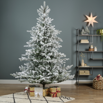 Everlands kunstkerstboom Grandis Fir besneeuwd 240 cm