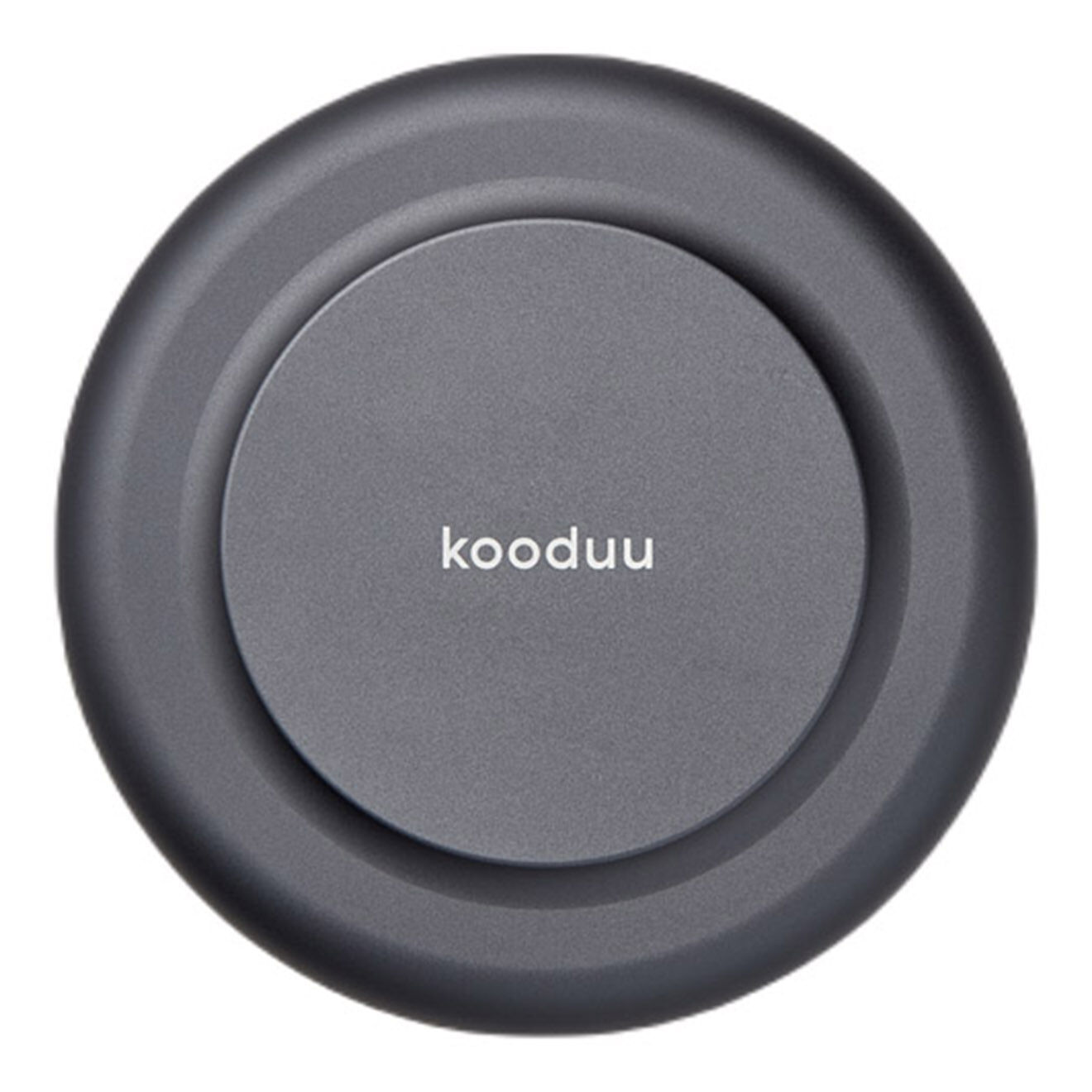 Kooduu Bougeoir Glow 10  gris - 9x9xx9 cm