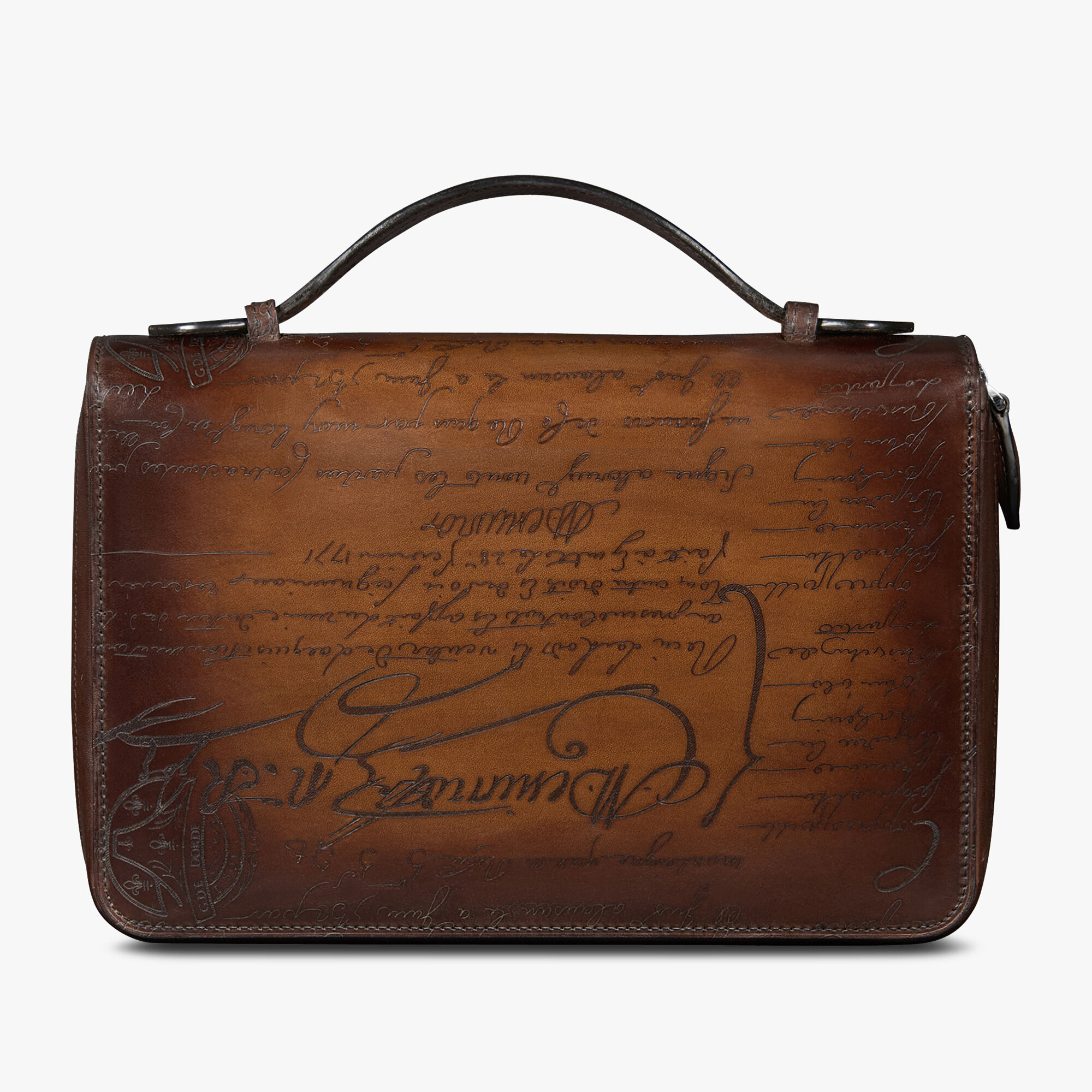 Portefeuille Zippe Itauba Wide En Cuir Scritto