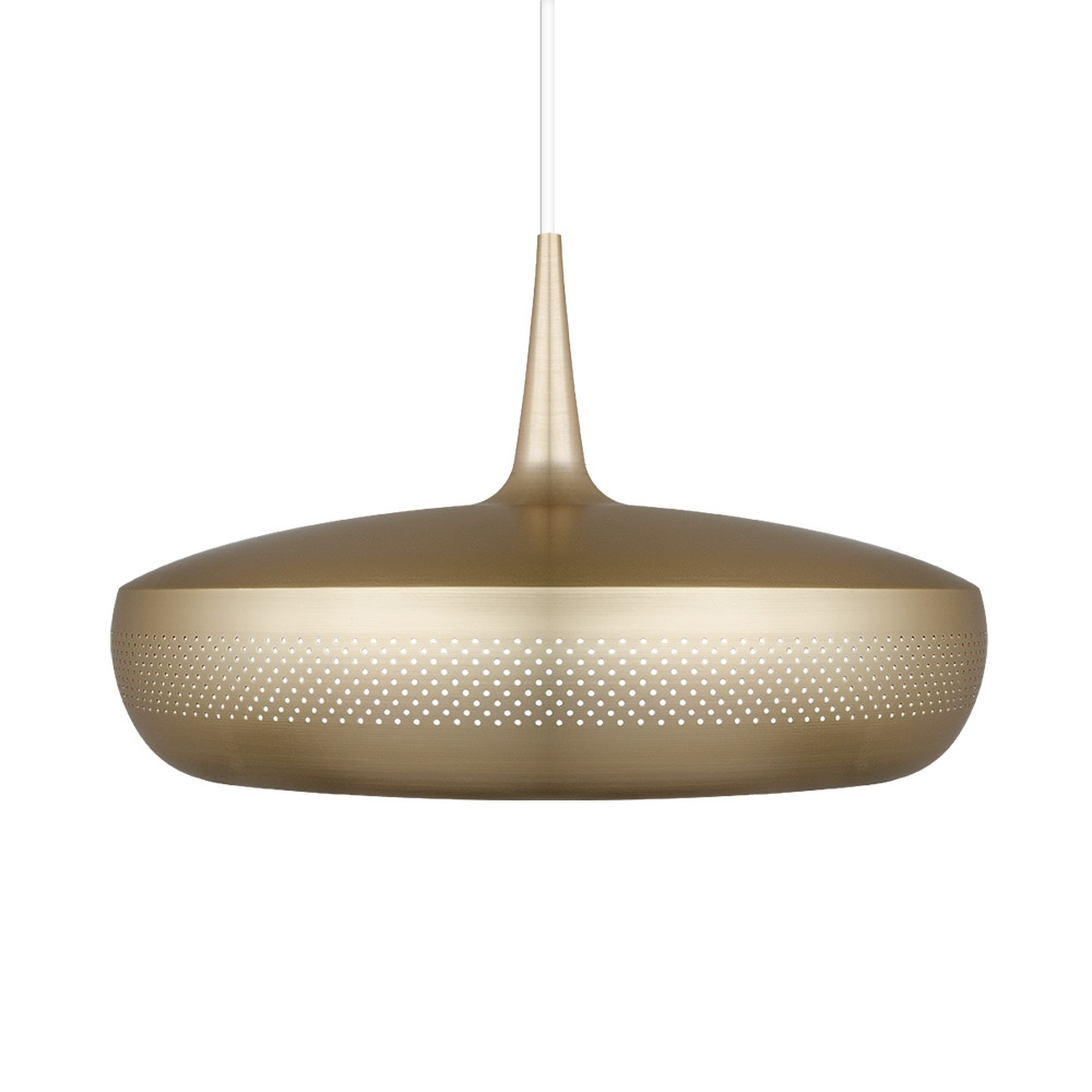 Hanglamp Clava Dine Ø43 cm koordset wit Goud