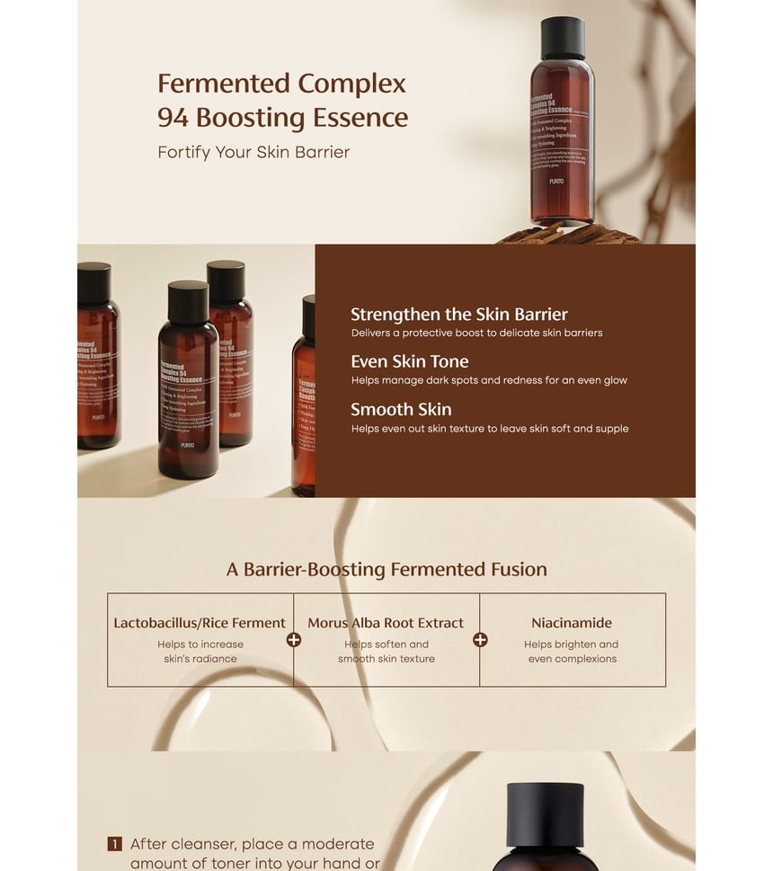 Purito SEOUL - Gefermenteerd Complex 94 Boosting Essence 150ml