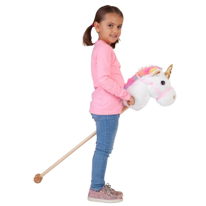 Besttoy Steckenpferd - Einhorn -weiß - ca. 100 cm