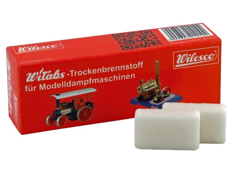 Wilesco Trockenbrennstoff WiTabs 24 x 7 g Trockenbrennstoff für Modelldampfmaschinen