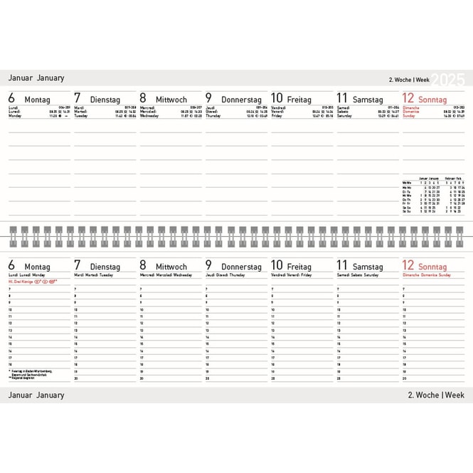 Tischkalender - 2025 - Professional Colourlux