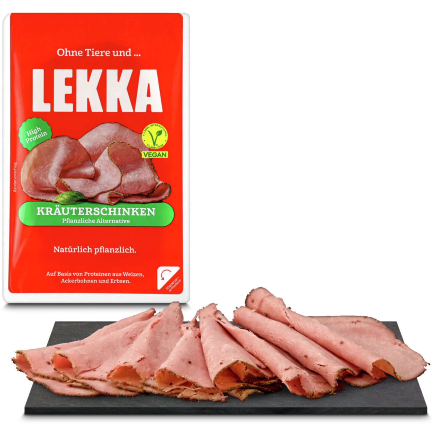 Lekka vegane Alternative zu Kräuterschinken -